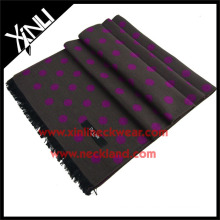 High Fashion Silk Brush Winter Polka Dot Scarf